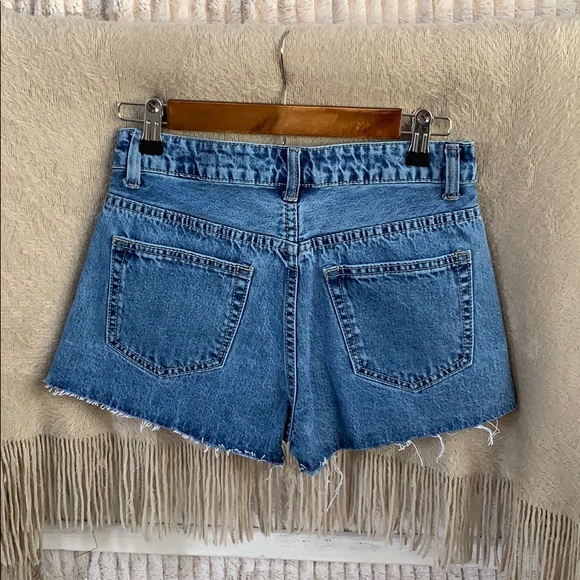 NWT Escalier High Waisted Jean Shorts - Picture 4 of 5